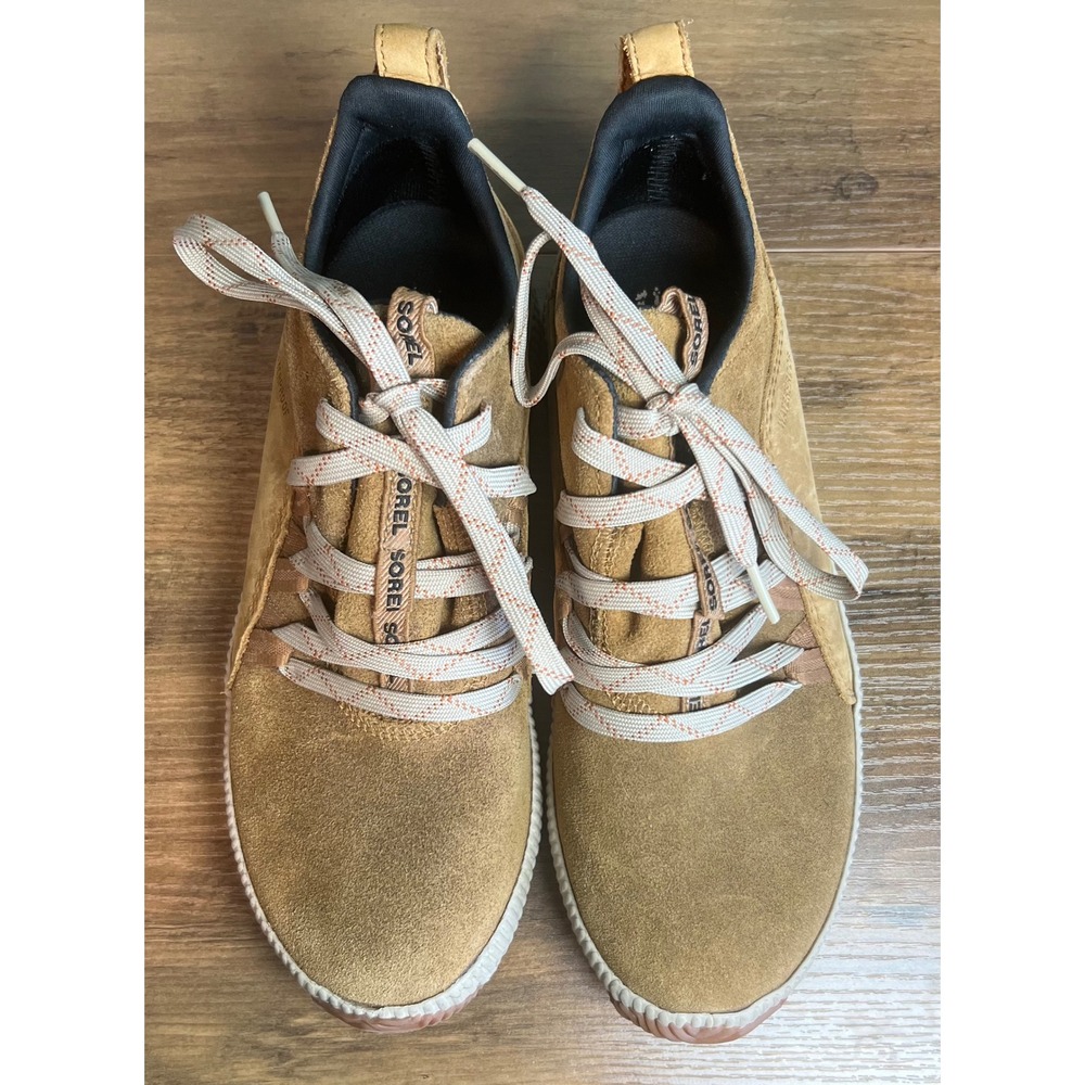 Sorel Out N About Plus Waterproof Sneaker Elk Tan Brown NL3408-286 Womens 7 - Picture 2 of 6